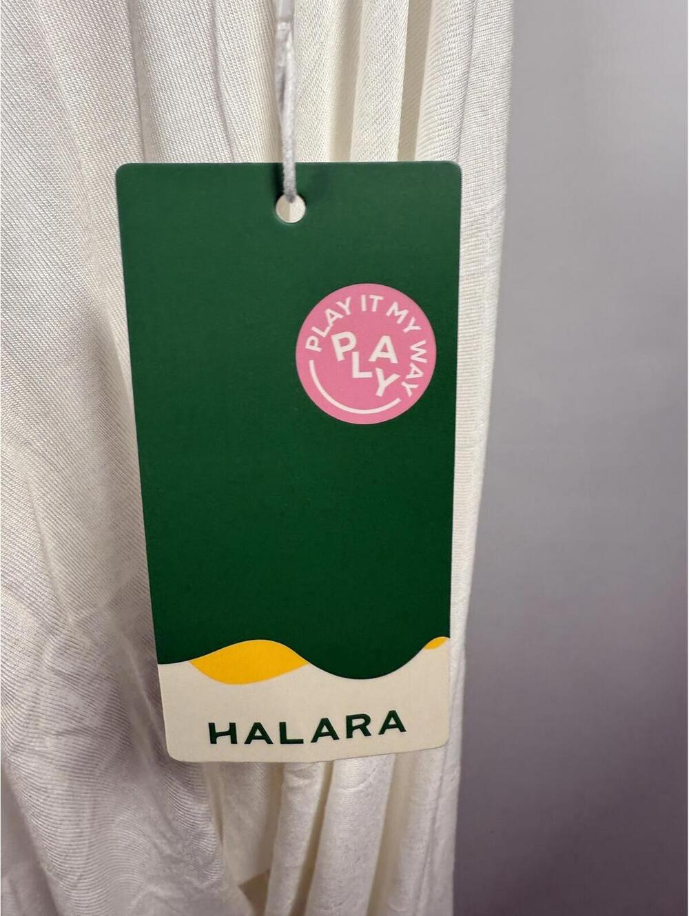 NWT Halara White Sleeveless Maxi Dress Size Medium - Picture 5 of 6